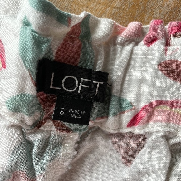 Loft women’s linen blend shorts size S - Picture 3 of 7